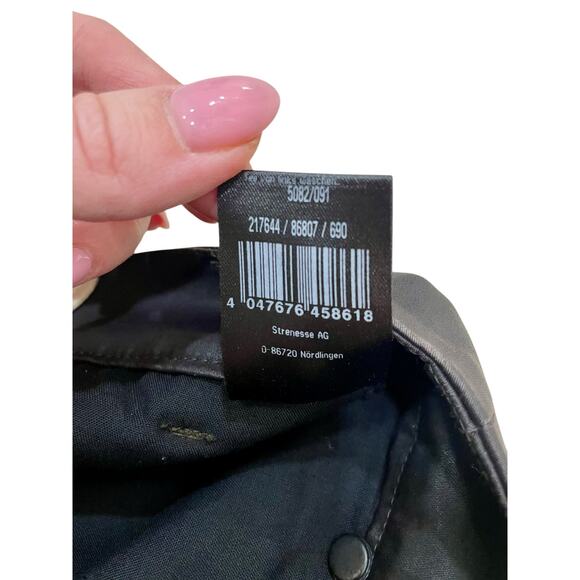 Strenesse Runway 2006 Waxed Cotton Twill Pants Brown Size 8 - Picture 8 of 12